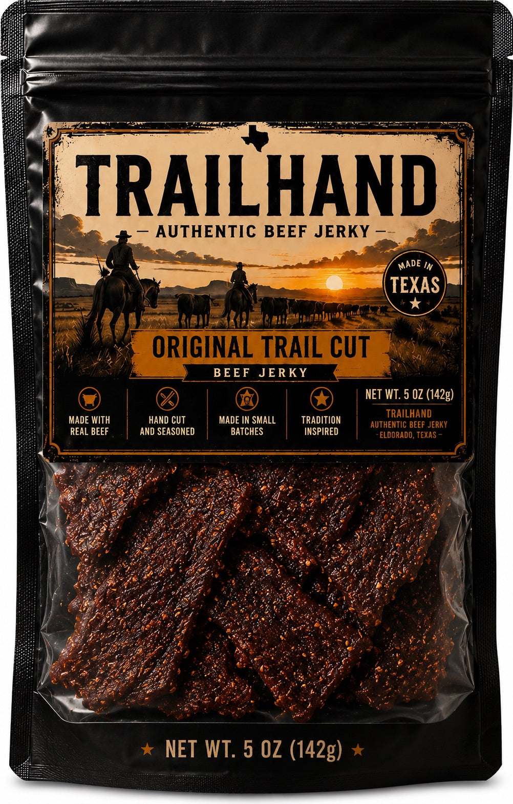 Sampler Box — 2 Jerkys + 2 Brisket Sticks