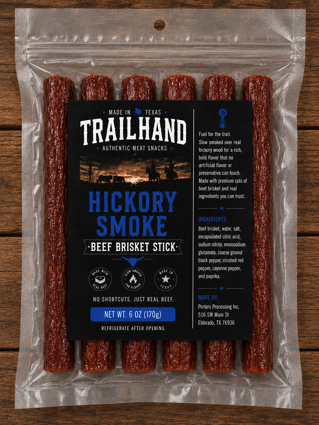 Trail Pack — 1 Jerky + 1 Brisket Stick