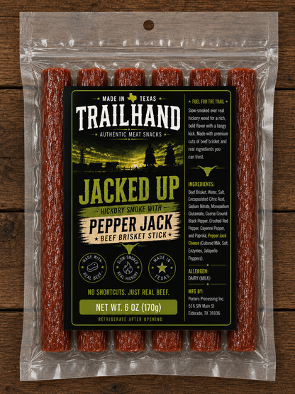 Trail Pack — 1 Jerky + 1 Brisket Stick
